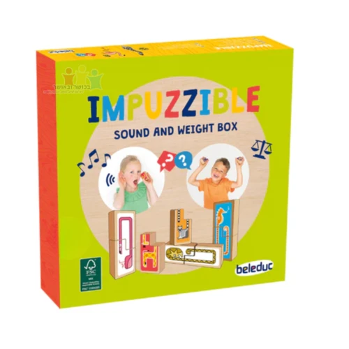 פאזל מוזיקלי עץ 2 ב-1