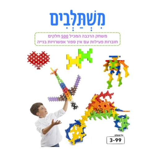 משתלבים - משחק הרכבה 500 חלקים