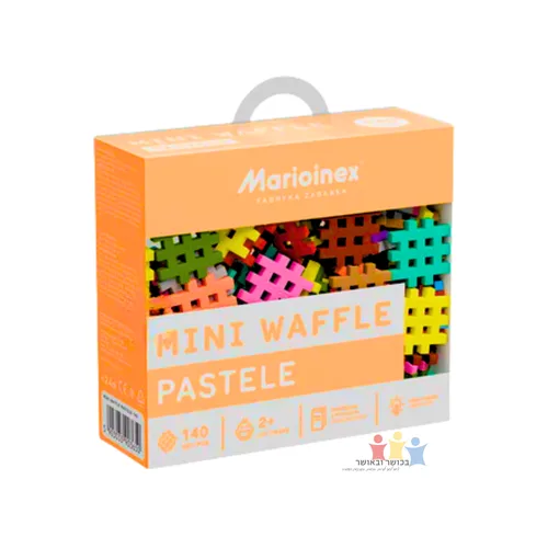 מיני ופל 140 חלקים - צבעי פסטל