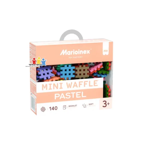 מיני ופל 140 חלקים - צבעי פסטל
