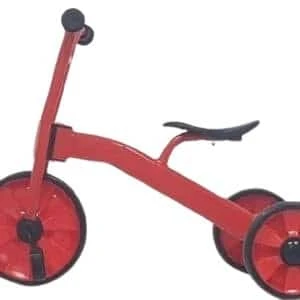 תלת אופן ברזל גדול אדום