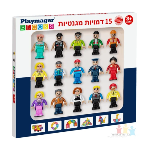 15 דמויות מגנט מיני