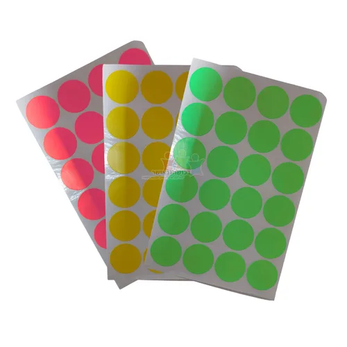 מדבקות מעורב צבעים 25 מ''מ