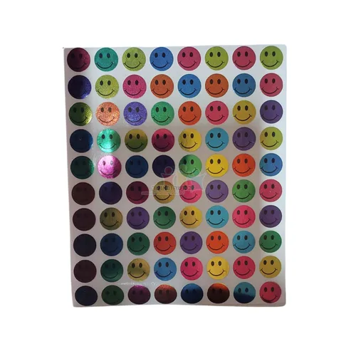 מדבקות סמיילי מטלי קטן