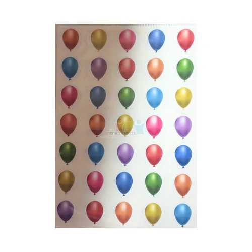 מדבקות בלונים קוטר 20