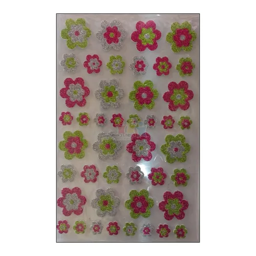 מדבקות פרחים PUFFY