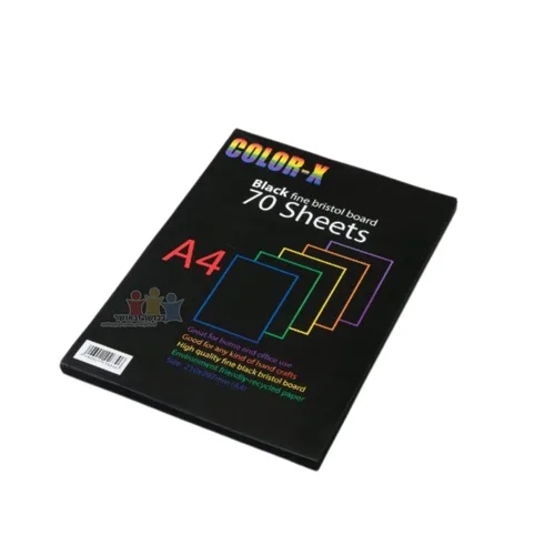 70 יח' בריסטול שחור A4
