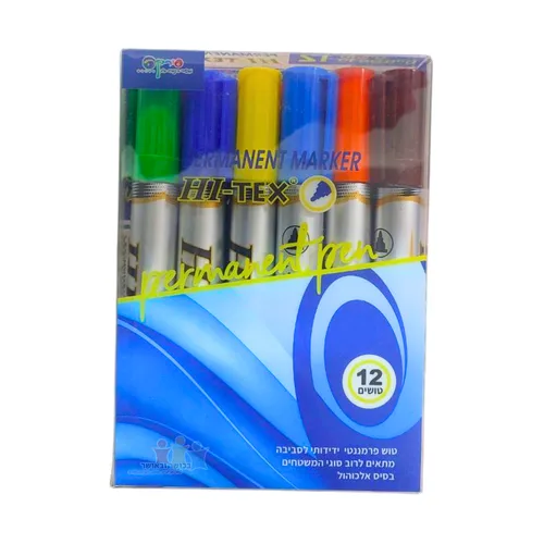 מארז 12 טוש פרמננטי