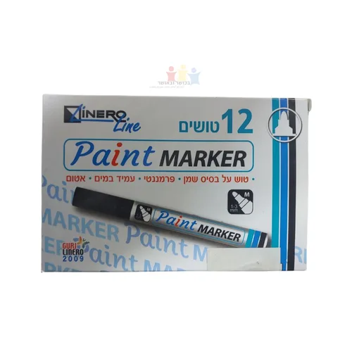 12 טושים על בסיס שמן פרמננטי